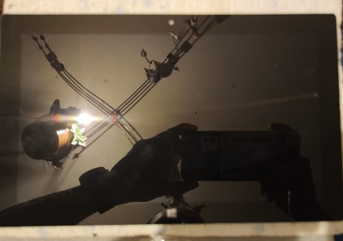 Lcd bildschirm blende - blende, tablet