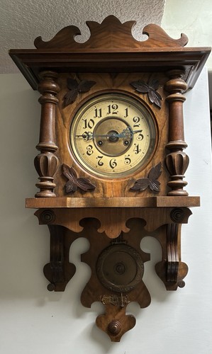 Regulator wanduhr holz braun - regulator-wanduhr,