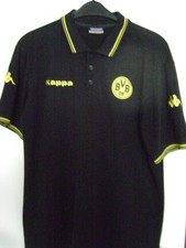 Poloshirt - BVB 09 - Borussia Dortmund - schwarz - Kappa - Größe  XL - wie Neu -