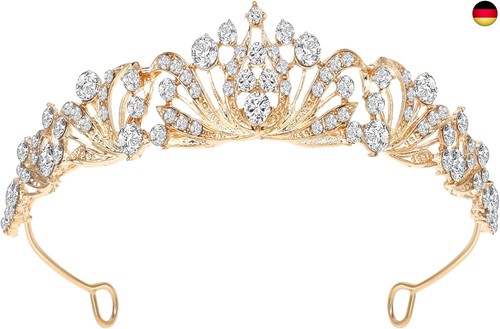 Diadem hochzeit krone kristall - hochzeit,