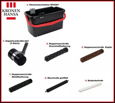 KRONEN-HANSA Profi Fliesenwascheimer SPEEDY 23L / Waschrolllen /Laufrollen / Etc