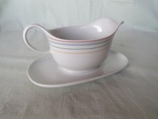 Arzberg Germany Harmony Rainbow Streifen Sauciere 