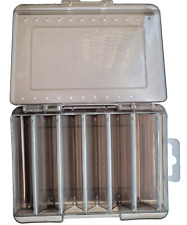 Tackle Lure Box Grau Doppelseitig Köderbox Wobblerbocx Angelbox