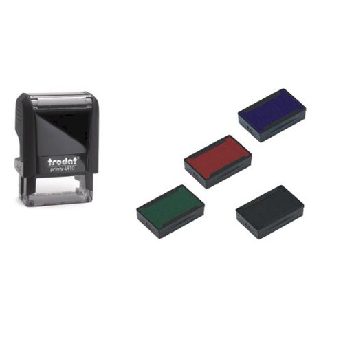 Stempel trodat stempelkissen - stempel,