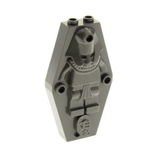 1x Lego Sarg Deckel 1x4x6 alt-dunkel grau Sarkophag Ägypten Pharao 5988 30164