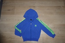 ADIDAS leichte Sweatjacke Stretch Jacke Kapuzen-Jacke Hoodie Gr.134-140 *TOP* R0