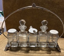 Menage Antik Art Deco Öl