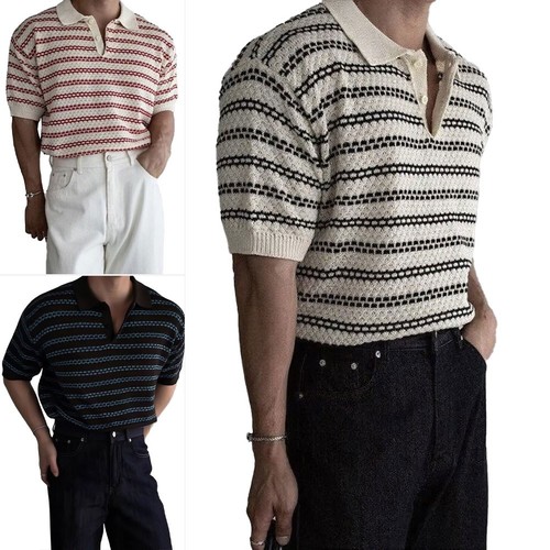 Herren poloshirt gestreift - herren,