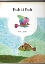 Leo Lionni FISCH IST FISCH  Bilderbuch Hardcover Großformat EA Middelhauve 1972