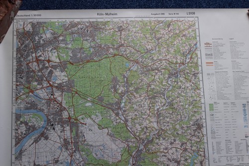 Topographische karte 5108 - topographische,