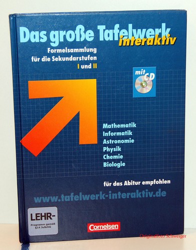 Das große tafelwerk - das,