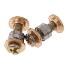 2x Lager Metallschrauben für