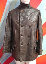 alte 30er Lederjacke Vintage