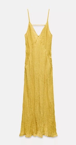 Zara langes leinen - langes, kleid