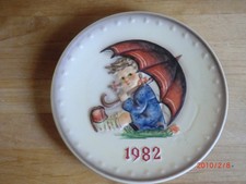 Hummel Jahresteller Wandteller ca 19,5cm  1982  Geborgen Mädchen 1. Wahl  Hum275