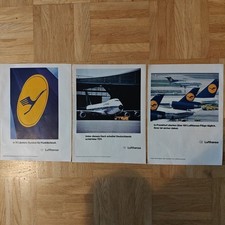 Lufthansa Boeing 747 1978 Vintage Werbung Anzeige Werbeanzeige Advert Adv Poster