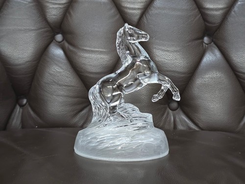 Glas pferd figur - pferd, steigend