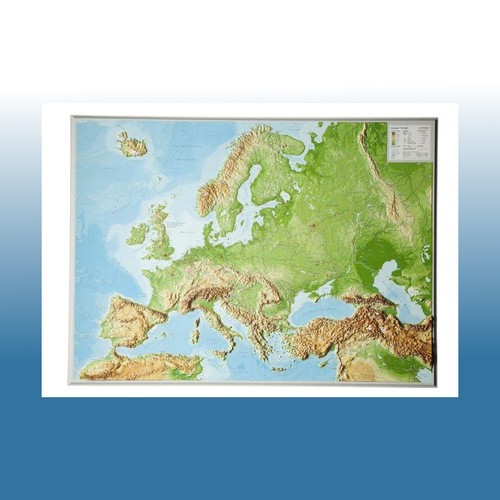 Europa reliefkarte groß - europa,,