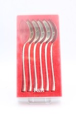 6x R&B Robbe & Berking Nr. 371 York 90er Silberauflage Menülöffel Löffel in OVP