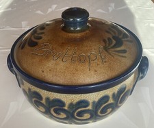 Brottopf rund massiv Keramik Steingut Steinzeug - TOP