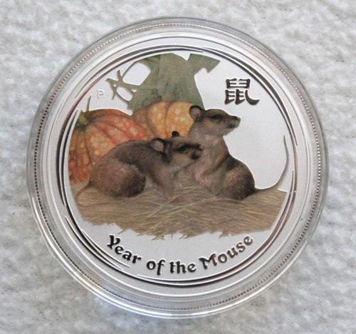 Silber lunar 2008 maus oz - lunar,