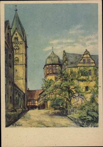 Quedlinburg harz - ak,
