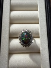 Opal ring mit diamanten s925 - ring,
