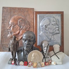 Karl Marx Eisen Lenin Büste