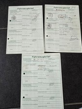 Ford Capri 1970s Konvolut Sammlung  Fahrzeugschein Sammlung 53