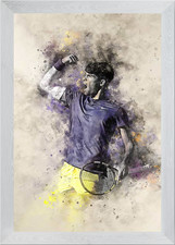 Carlos Alcaraz Gerahmtes Wandbild Poster Leinwanddruck Bild