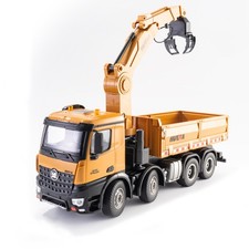 Huina 1538 LKW Kipper mit Greifer 1 14 RTR RC Modellbau Baustelle Neuheit 2025