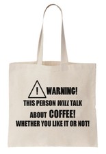 Kaffee Tragetasche Shopper Barista Cafe Brüher Bohnen trinken cool Geburtstagsgeschenk