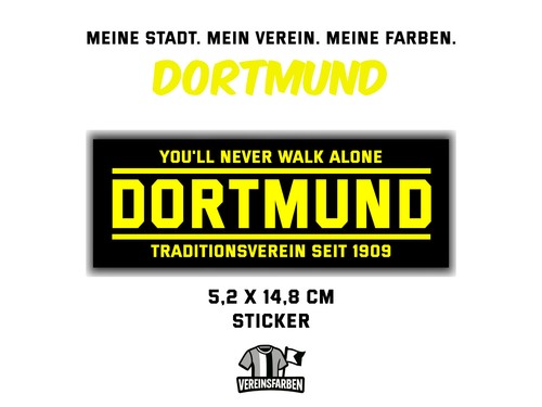 Dortmund ynwa 1909 aufkleber - 1909,