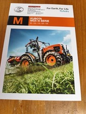 Kubota MGX III Serie Schlepper Prospekt Traktor Tractor brochure 23