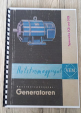 NVA /DDR VEM GENERATOREN ECB UND DCB ,AGGREGAT,GAD 20 UND 4KVA ,NOTSTROM 