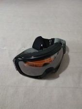 Skibrille Snowboardbrille Schwarz Orange verspiegelt Unisex Anti-Fog Helmkompati