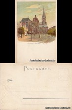 Ansichtskarte Aachen Partie am