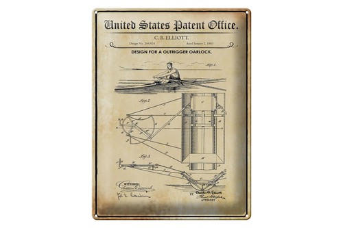 Blechschild patent 30x40 - blechschild,