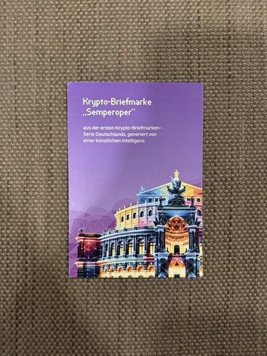 Briefmarke semperoper dresden - briefmarke,