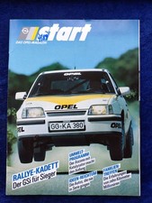 Start das Opel Magazin 4.1984 Rally Kadett GSi