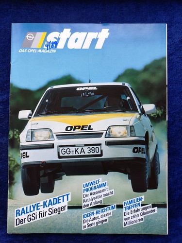 Start das opel magazin 1984 - start,