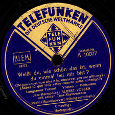 ALBERT VOSSEN TANZ-RHYTHMIKER  Weißt du, wie schön das ist / Huckepack    S5028