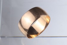 7,3g 14kt Goldring 583er breiter Bandring Herrenring Damenring Sowjetunion UdSSR