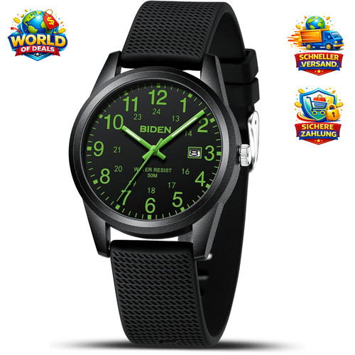 Herren uhr analog quarz - uhr, 30m