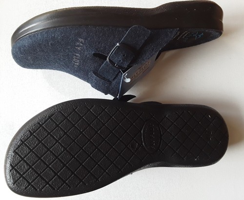 Damen pantoffeln blau fly - 40,