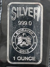 1 Unze Silberbarren , 999,0