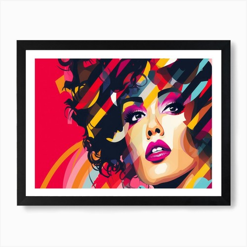 Pop art kunstdruck gerahmt - pop,