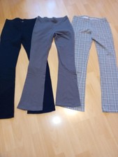 3x Schlagleggins 170 schwarz, grau, schwarz weiß kariert