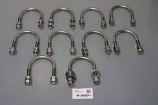 Bügelbolzen U-Bolzen mit Kontermuttern und Unterlegscheiben, Edelstahl  (10stk.K