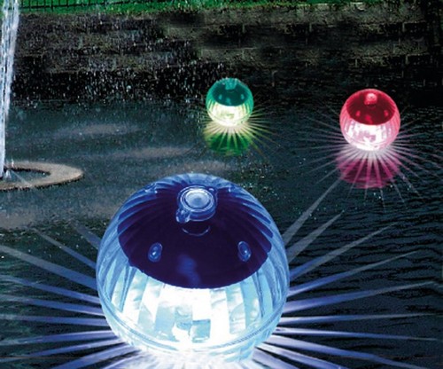 Schwimmende led kugelleuchte - led,